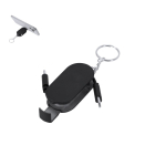 Einziehbares Schlüsselanhänger-Ladekabel mit Handyhalterung 60 W