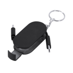 Einziehbares Schlüsselanhänger-Ladekabel mit Handyhalterung 60 W vierte Ansicht