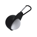 Schlüsselanhänger mit Karabiner und Golfkappen-Design mit Ball dritte Ansicht