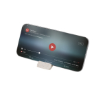 Schlüsselanhänger-Halter aus Weizenstroh mit Einkaufswagenchip zweite Ansicht