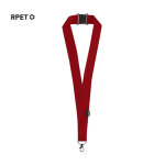 Klassisches Lanyard aus recyceltem Polyester mit Sicherheitsverschluss
