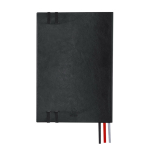 A5-Notizbuch mit Hardcover, 3 Lesezeichenbändern und linierten Seiten fünfte Ansicht