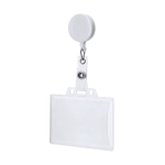 Ausziehbares Lanyard mit starrem Kartenhalter und 70 cm Kordel zweite Ansicht