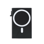 Aluminium-Kartenetui mit Magnethalterung und RFID-Blockierung farbe schwarz erste Ansicht