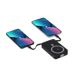 Magnetische Magsafe-Powerbank mit Halterung, 10.000 mAh achte Ansicht