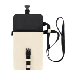 Umhängetasche aus Kunstleder mit Mitteltasche und Schnallenverschluss vierte Ansicht