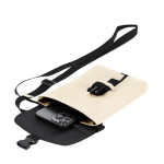 Umhängetasche aus Kunstleder mit Mitteltasche und Schnallenverschluss fünfte Ansicht