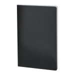 A5-Notizbuch mit weichem Kartoneinband und liniertem Recyclingpapier zweite Ansicht