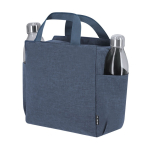 Isolierte Kühltasche aus Polyester mit Tragegriffen und Taschen zweite Ansicht