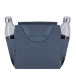 Isolierte Kühltasche aus Polyester mit Tragegriffen und Taschen vierte Ansicht