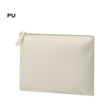 Kulturbeutel aus Kunstleder mit Reißverschlussfach