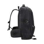 Rucksack aus recyceltem 420D-Nylon mit 15”-Laptopfach zweite Ansicht