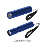 Taschenlampe aus recyceltem Aluminium mit Zoom und Akku zweite Ansicht