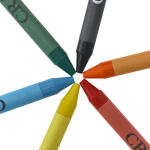 Wachsmalstifte Set in Schachtel aus recyceltem Karton sechste Ansicht