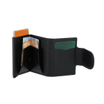 Kartenetui aus Kunstleder mit Tracker und Magnetverschluss vierte Ansicht