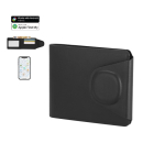 Kartenetui-Geldbörse aus Kunstleder mit intelligentem Ortungsgerät