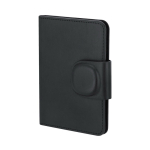 Passhülle aus Kunstleder mit Ortungsgerät und Magnetverschluss zweite Ansicht