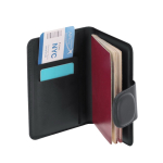 Passhülle aus Kunstleder mit Ortungsgerät und Magnetverschluss sechste Ansicht