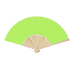 Fächer mit Bambusstreben und Polyestergewebe in Farben farbe hellgrün erste Ansicht