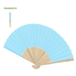 Fächer mit Bambusstreben und Polyestergewebe in Farben