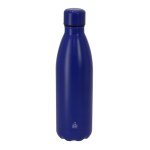 Thermoflasche aus recyceltem Edelstahl mit Schraubverschluss 500 ml farbe blau erste Ansicht