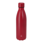 Thermoflasche aus recyceltem Edelstahl mit Schraubverschluss 500 ml farbe rot erste Ansicht