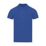 Unisex Poloshirt aus Piqué Baumwolle, kurzarm, 180 g/m² farbe blau erste Ansicht