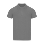 Unisex Poloshirt aus Piqué Baumwolle, kurzarm, 180 g/m² farbe grau erste Ansicht