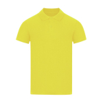 Unisex Poloshirt aus Piqué Baumwolle, kurzarm, 180 g/m² farbe gelb erste Ansicht