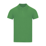 Unisex Poloshirt aus Piqué Baumwolle, kurzarm, 180 g/m² farbe grün erste Ansicht