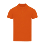 Unisex Poloshirt aus Piqué Baumwolle, kurzarm, 180 g/m² farbe orange erste Ansicht