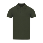 Unisex Poloshirt aus Piqué Baumwolle, kurzarm, 180 g/m² farbe flaschengrün erste Ansicht