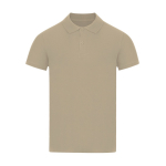 Unisex Poloshirt aus Piqué Baumwolle, kurzarm, 180 g/m² farbe khaki erste Ansicht