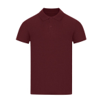 Unisex Poloshirt aus Piqué Baumwolle, kurzarm, 180 g/m² farbe granatrot erste Ansicht
