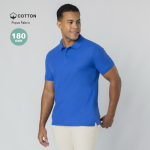Unisex Poloshirt aus Piqué Baumwolle, kurzarm, 180 g/m²