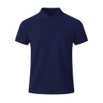 Kinder-Poloshirt kurzarm aus atmungsaktivem Funktionsgewebe 180 g/m² farbe marineblau erste Ansicht