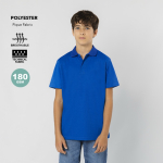 Kinder-Poloshirt kurzarm aus atmungsaktivem Funktionsgewebe 180 g/m²