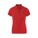 Tailliertes Damen Poloshirt aus Funktionsgewebe, kurzarm 180 g/m² farbe rot erste Ansicht