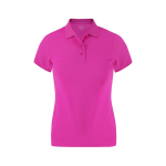 Tailliertes Damen Poloshirt aus Funktionsgewebe, kurzarm 180 g/m² farbe pink erste Ansicht