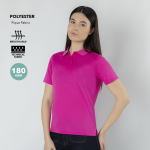 Tailliertes Damen Poloshirt aus Funktionsgewebe, kurzarm 180 g/m²