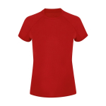 Technisches Damen T-Shirt mit Raglanärmel aus Polyester 135 g/m² farbe rot erste Ansicht