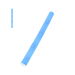 Schaumstoffstab mit Dauer- und Blinklicht sowie Knopfzellen