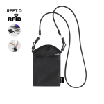 RPET-Umhängetasche mit RFID-Schutz und Gurt mit Kabel-Funktion