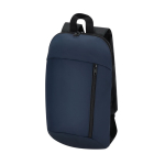 Unternehmensrucksack aus Kunstleder mit Reißverschluss zweite Ansicht