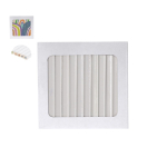 Weiße Holzstifte in 12er-Box für Digitalgravur