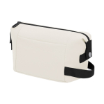 Kulturbeutel aus Kunstleder mit Reißverschluss und Trageschlaufe farbe natürliche farbe erste Ansicht