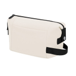 Kulturbeutel aus Kunstleder mit Reißverschluss und Trageschlaufe vierte Ansicht