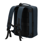 Erweiterbarer Rucksack aus Kunstleder für Laptop mit USB-Anschluss 15” dritte Ansicht