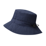 Weicher Nylon Bucket Hat mit Kordelzug, verstellbar farbe marineblau erste Ansicht