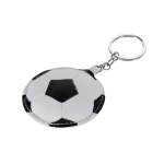 Schlüsselanhänger in Fußballform aus Kunstleder zweite Ansicht